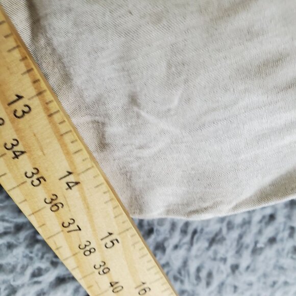 Laura Scott Jacket Women 18W Tan Classic Linen Blend Single-Breasted Blazer - Picture 5 of 8